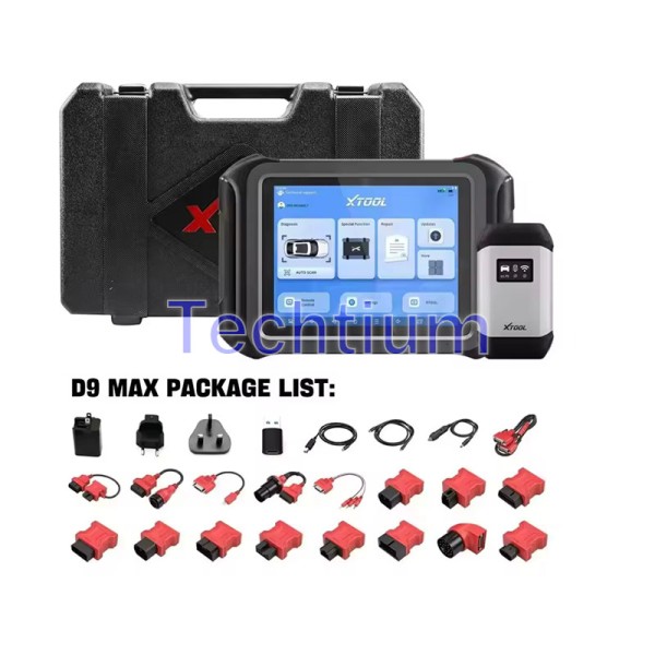 XTOOL D9 MAX  Car Diagnostic Tools All System 42+ Functions